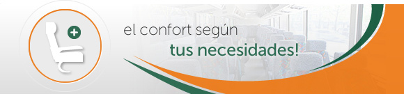 Tipos de servicio - Confort según tus necesidades