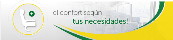 Tipos de servicio - Confort según tus necesidades